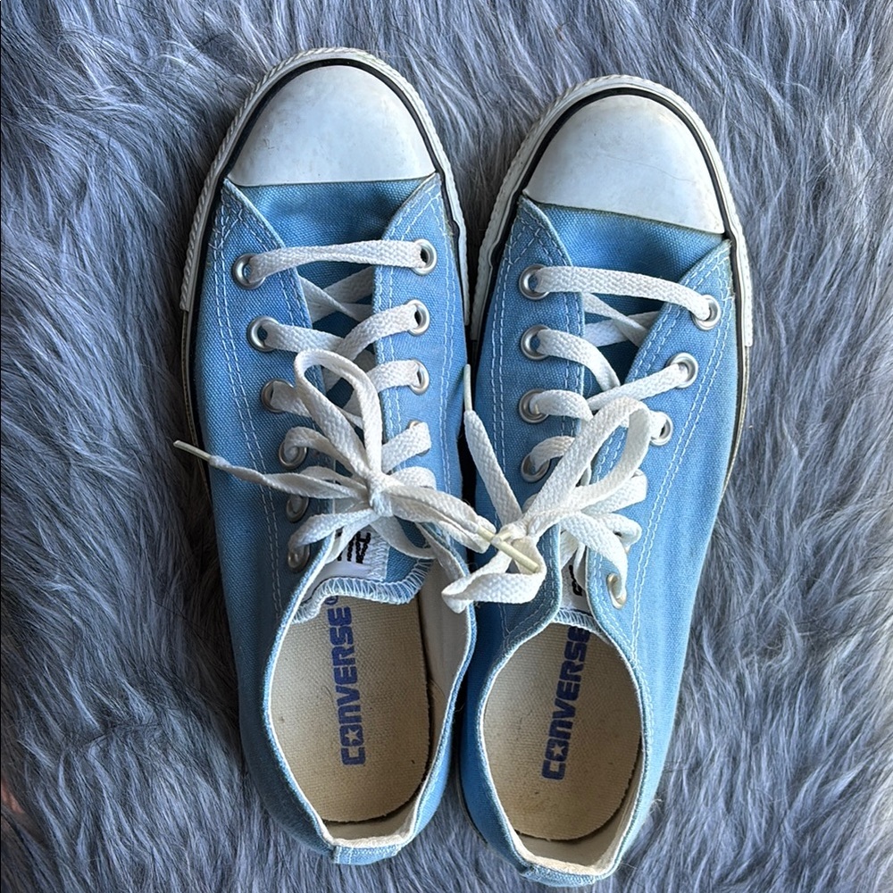 Converse Blue Low-Top Sneakers